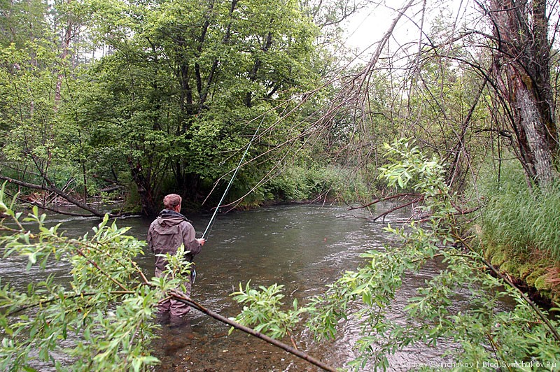 рыбалка на горной речке в хабаровске