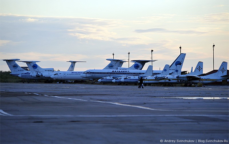Самолеты и не только в аэропорту Хабаровска
