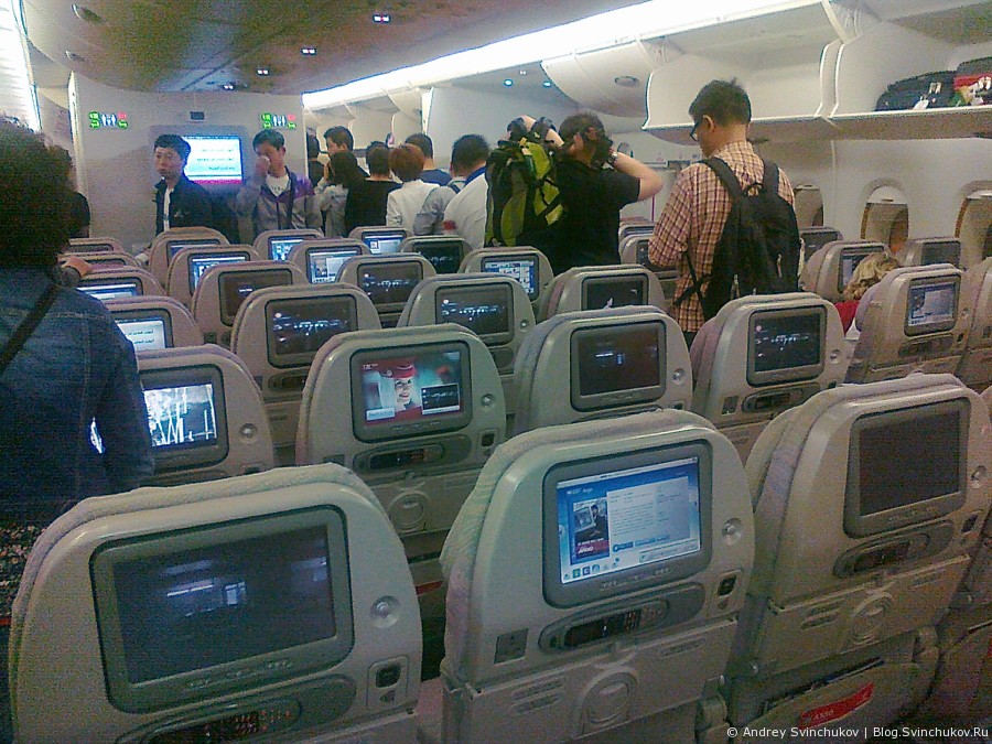 Полет с Emirates на Airbus A380