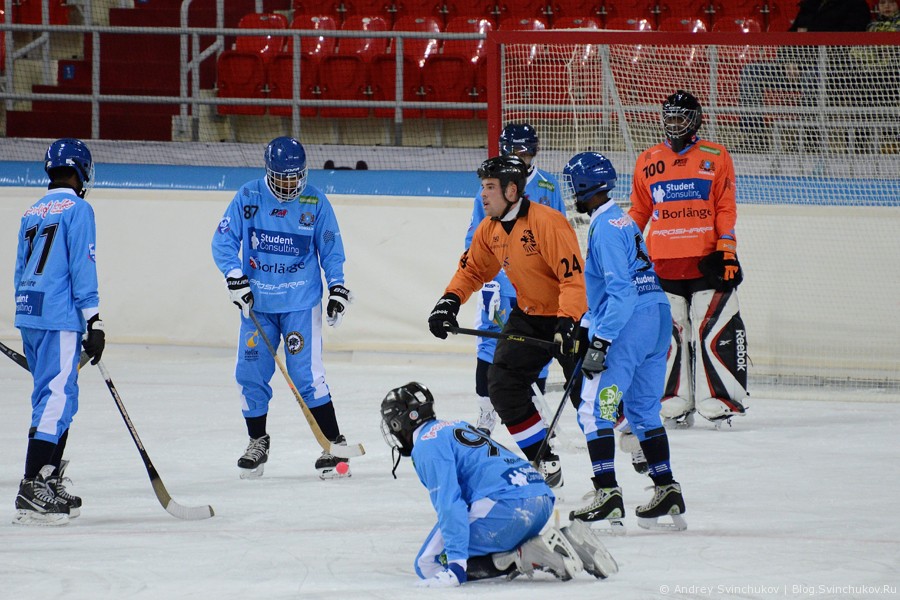 ЧМ-2015 по хоккею с мячом. Матч Сомали - Нидерланды