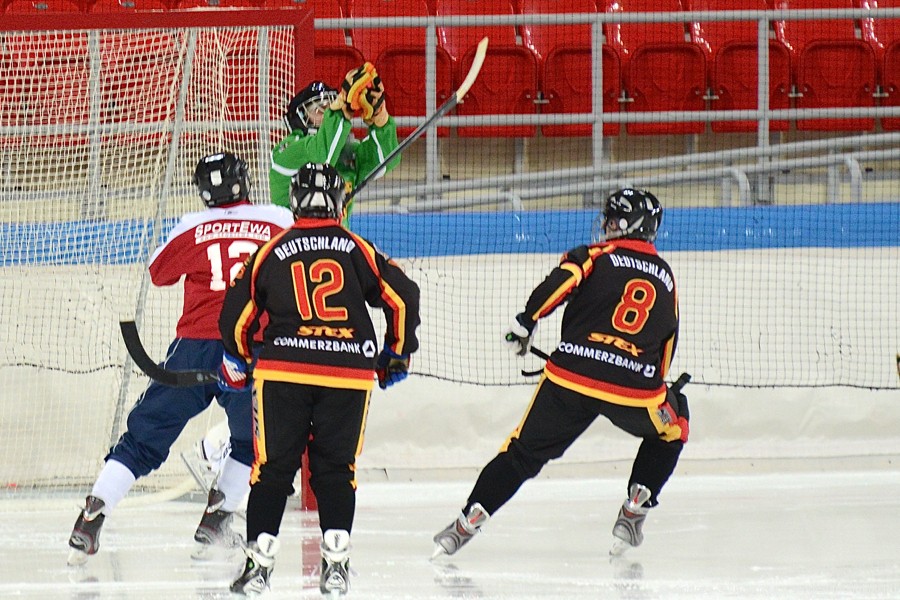 ЧМ-2015 по хоккею с мячом. Матч Германия - Китай