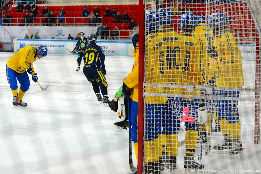 Чемпионат мира по хоккею с мячом — 2015. Матч Швеция - Казахстан