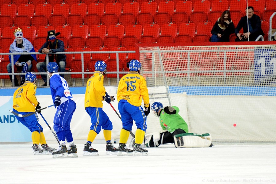 Чемпионат мира по хоккею с мячом — 2015. Матч Финляндия - Швеция