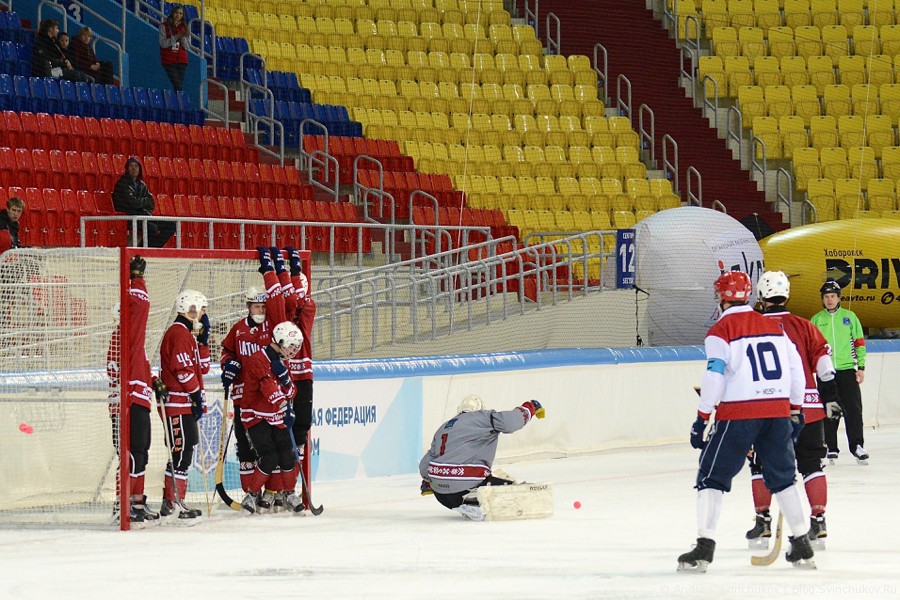 Чемпионат мира по хоккею с мячом — 2015. Матч Латвия - Норвегия