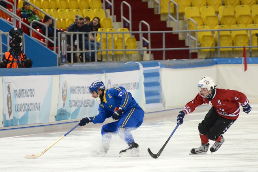 Чемпионат мира по хоккею с мячом — 2015. Матч Швеция - Латвия