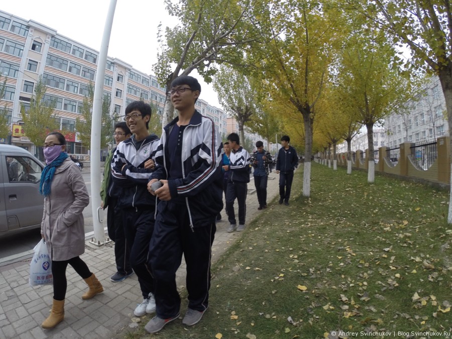 Школьники города Фуюань