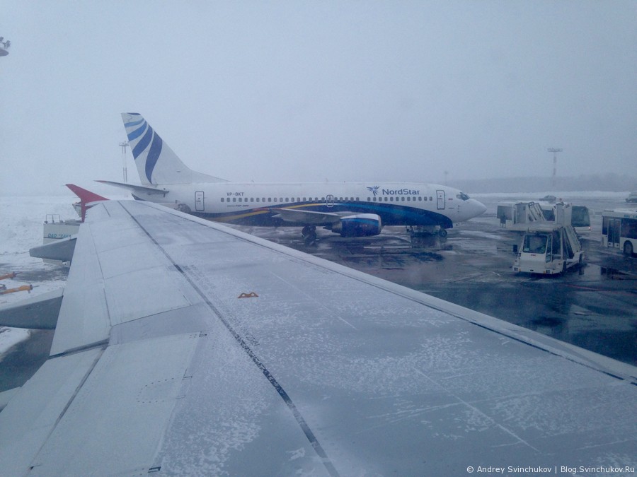 Зимний полет на Камчатку и обратно с авикомпанией Аврора