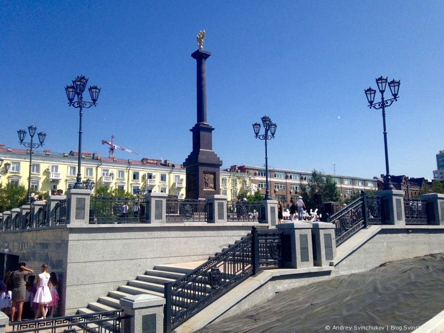Площадь "Город воинской славы" в Хабаровске