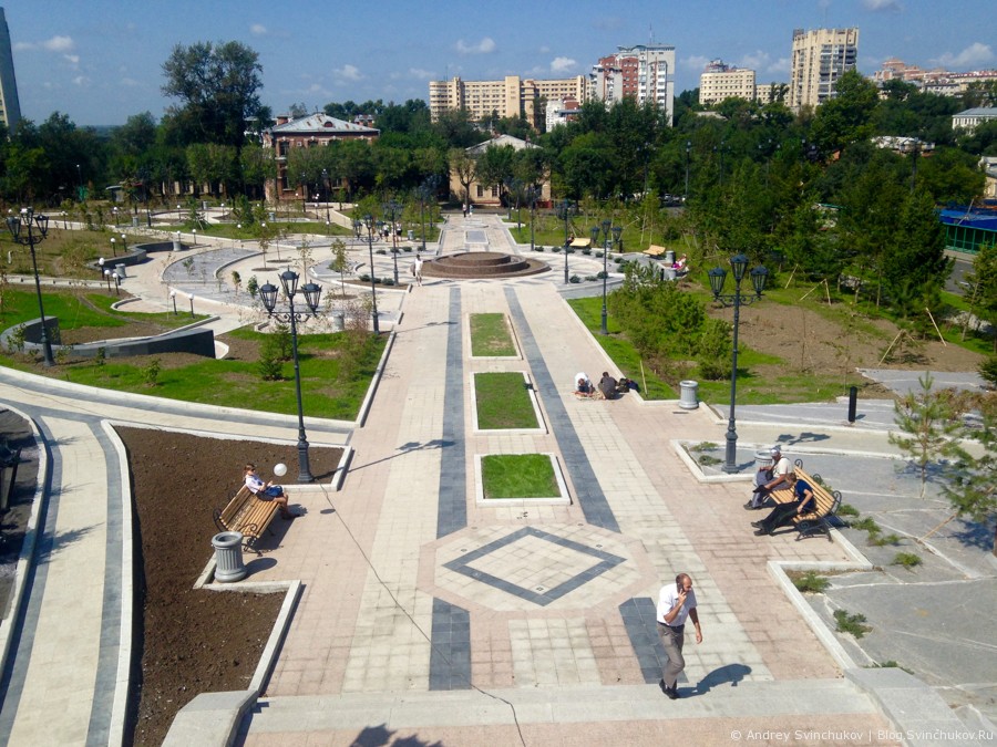 Площадь "Город воинской славы" в Хабаровске