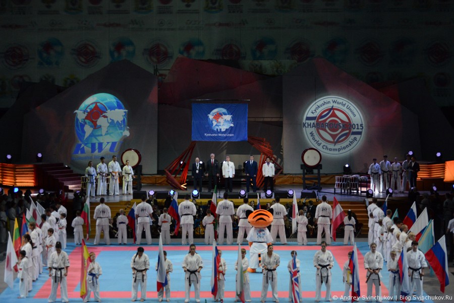 Фотографии с церемонии открытия KWU Championship Khabarovsk - 2015