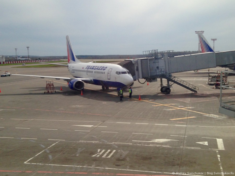 Полет с Трансаэро из Москвы в Хабаровск