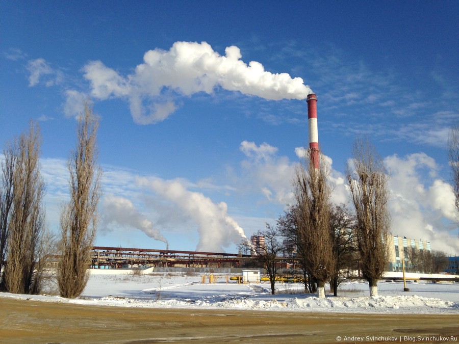 Завод минеральных удобрений в городе Россошь