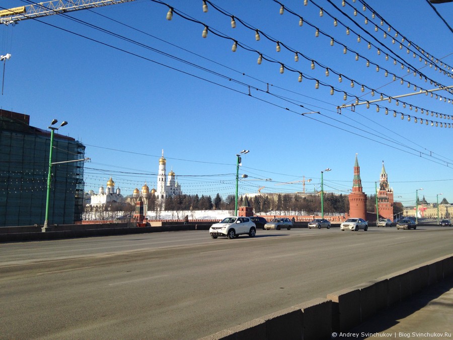 Москва в феврале 2014-го
