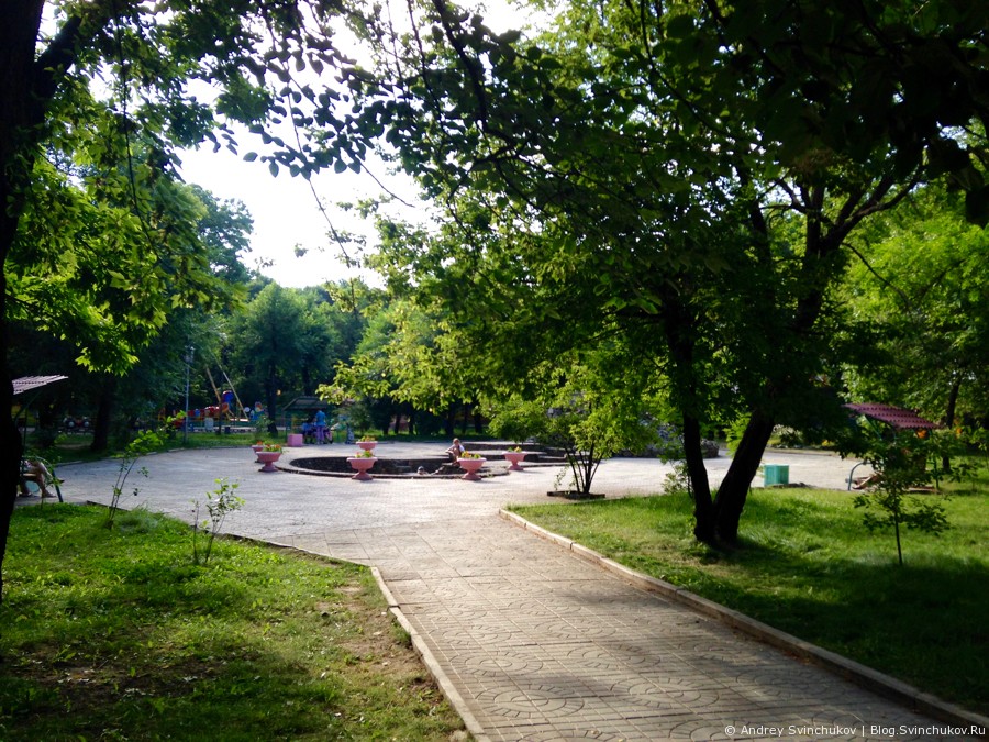 Главный городской парк в Уссурийске