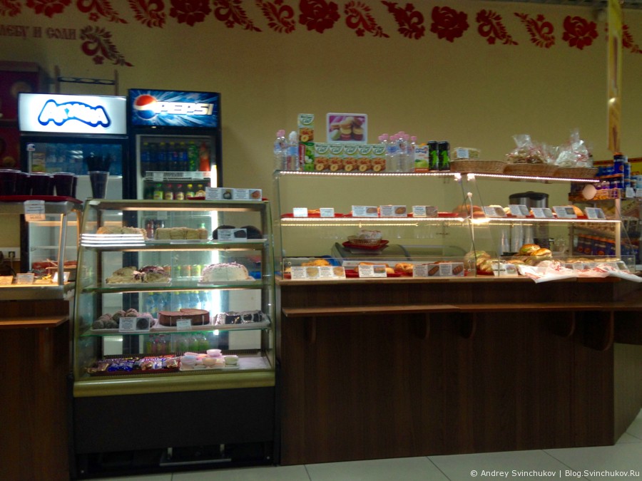 Кафе "Скатерть самобранка" в одном из торговых центров Хабаровска