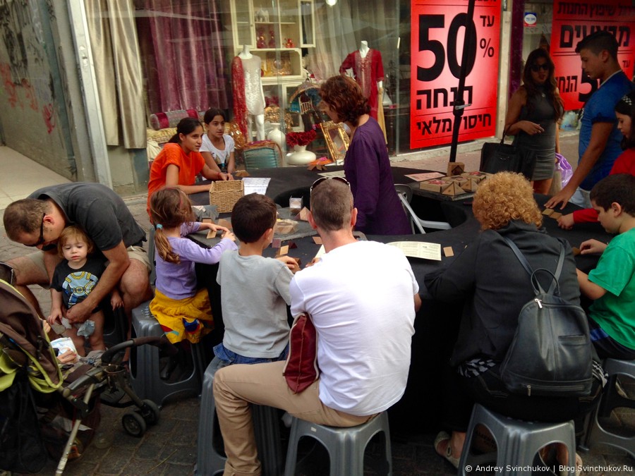 Рынок и пешеходная улица в Тель-Авиве