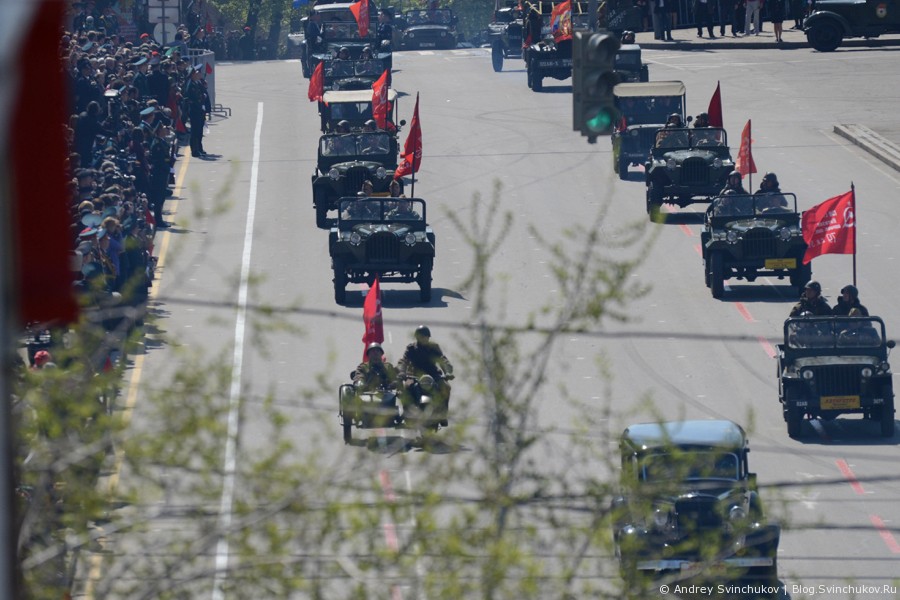 Военный парад в Хабаровске в честь 72-й годовщины окончания Великой Отечественной войны