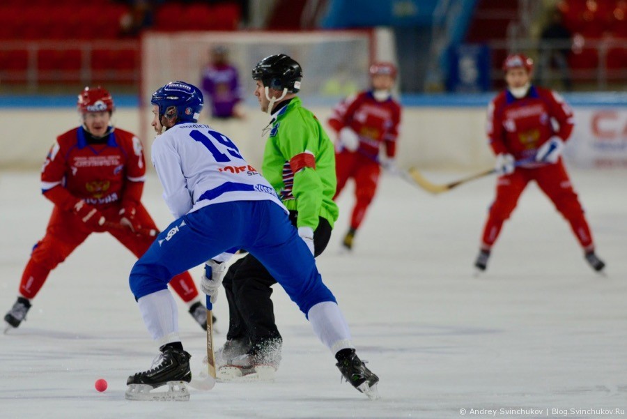 Чемпионат мира по хоккею с мячом — 2018. Матч Россия - Финляндия