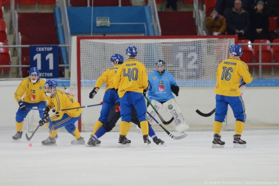 Чемпионат мира по хоккею с мячом — 2018. Полуфинальный матч Швеция - Казахстан