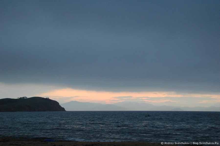 Остров Путятин. Восход солнца.