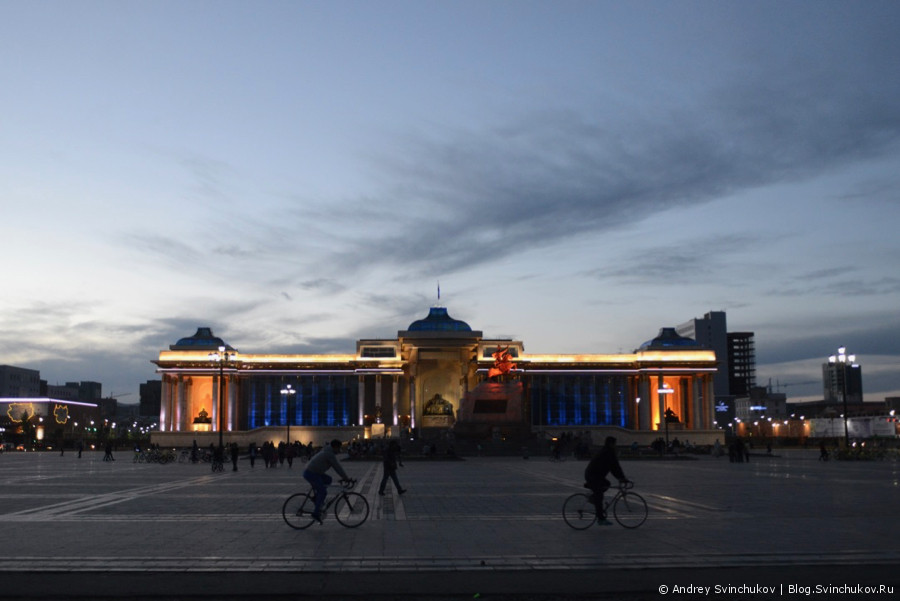 Монголия. Вечерний Улан-Батор
