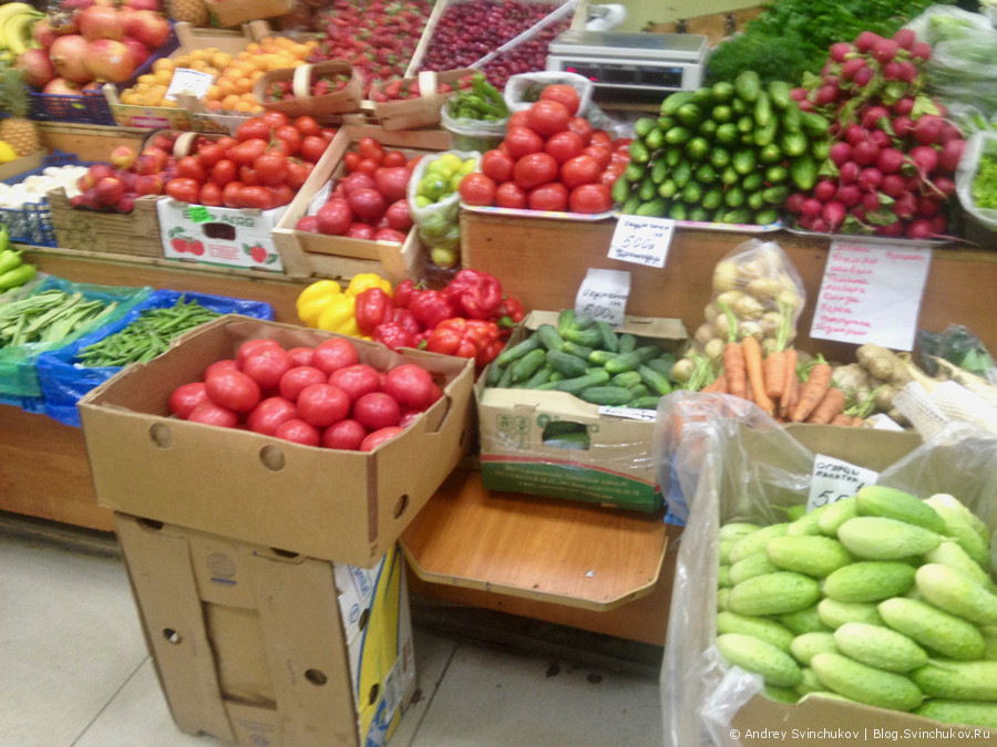Продовольственные рынки города Магадан
