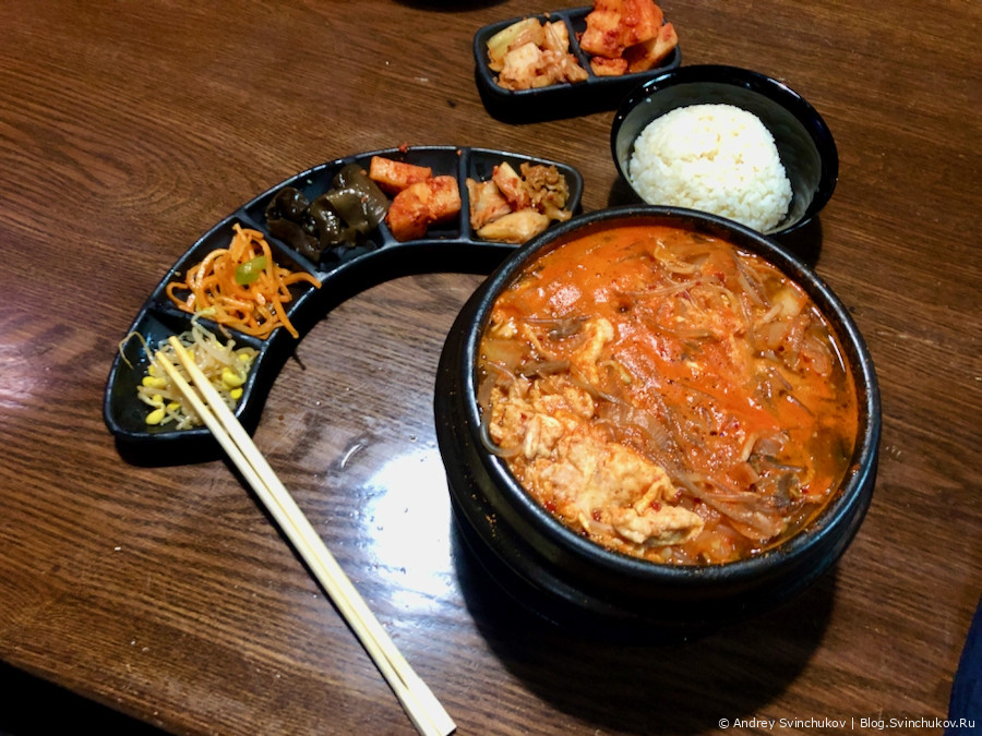 Корейская кухня в кафе "Альбион"