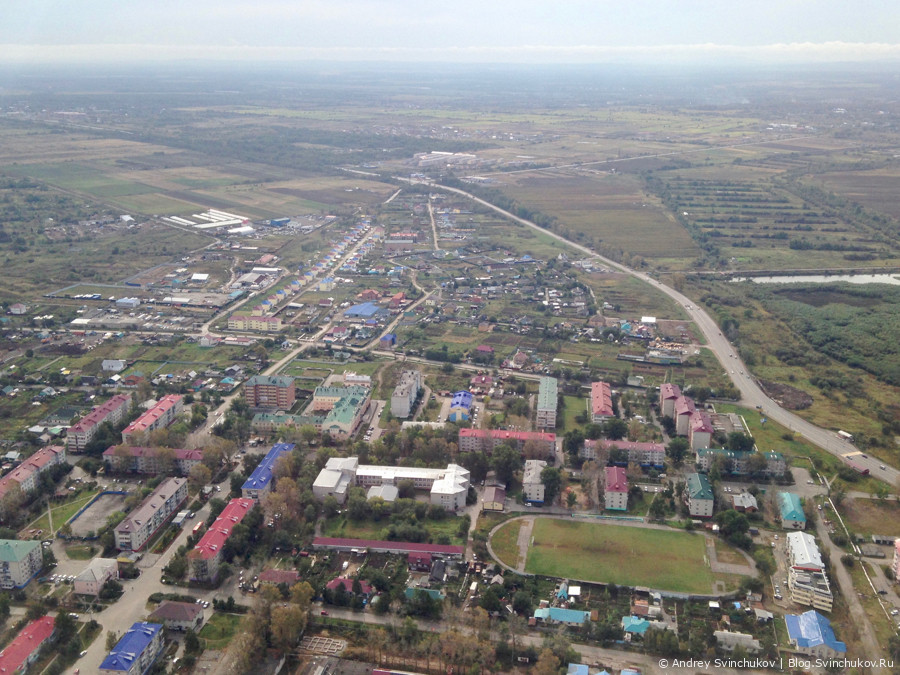 Хабаровск 2014-го года с высоты