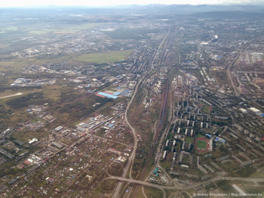 Хабаровск 2014-го года с высоты