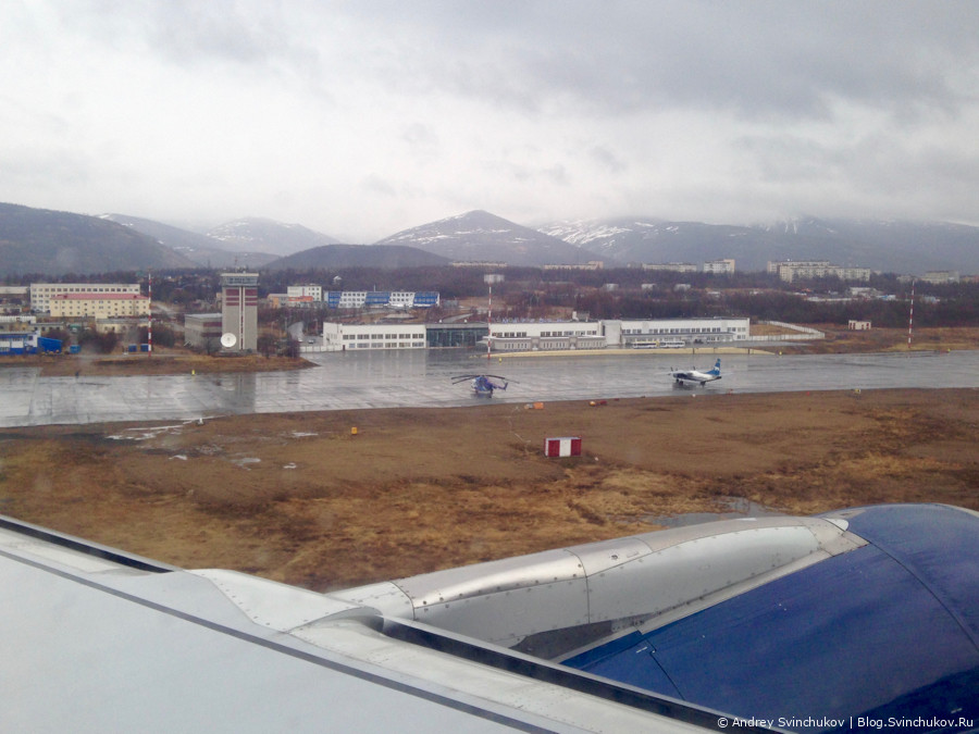 Полет из Магадана в Хабаровск в 2016-м году