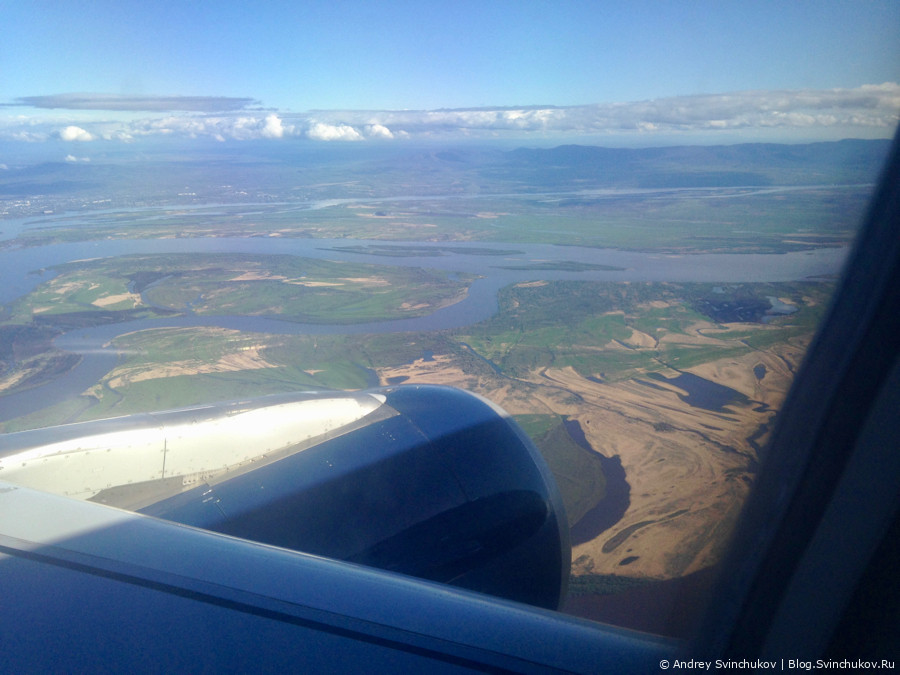 Полет из Магадана в Хабаровск в 2016-м году