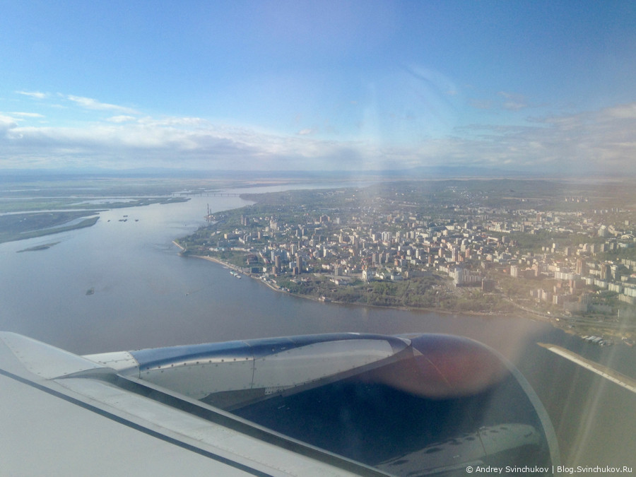 Полет из Магадана в Хабаровск в 2016-м году
