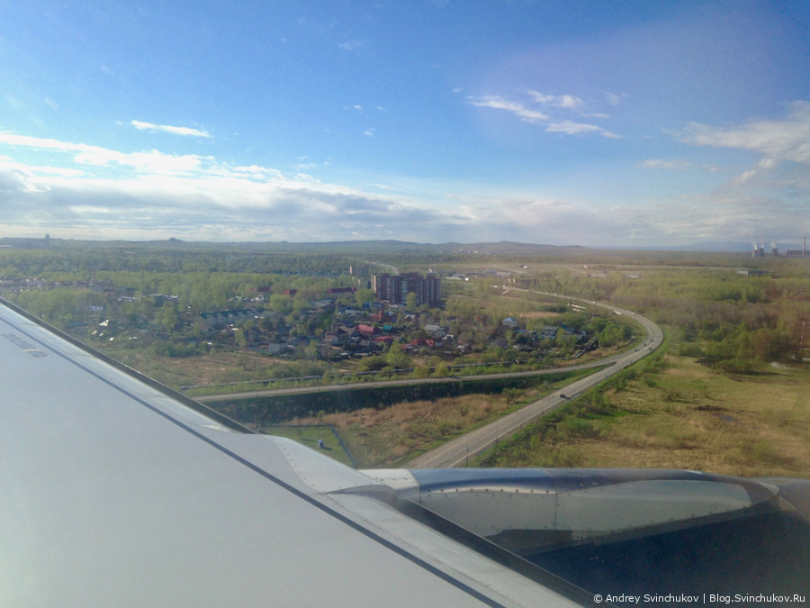 Полет из Магадана в Хабаровск в 2016-м году